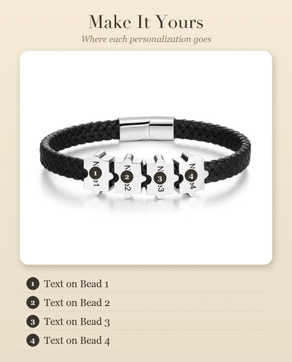 Personalized Name Bracelet for Men – personalization guide