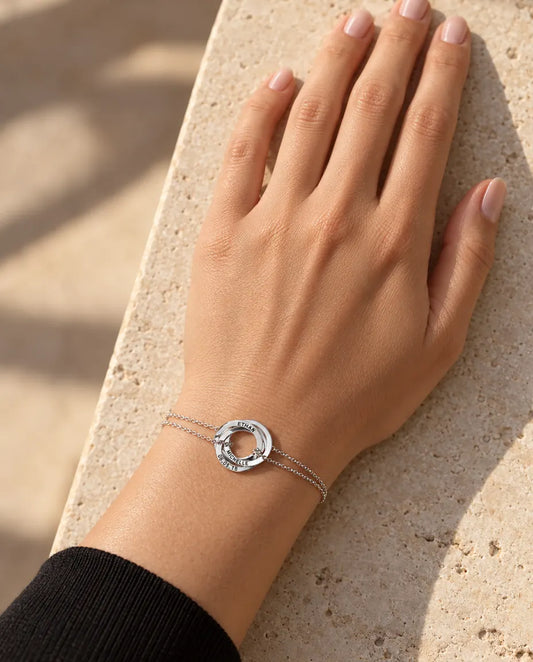 Russian Ring Bracelet - worn on a model
