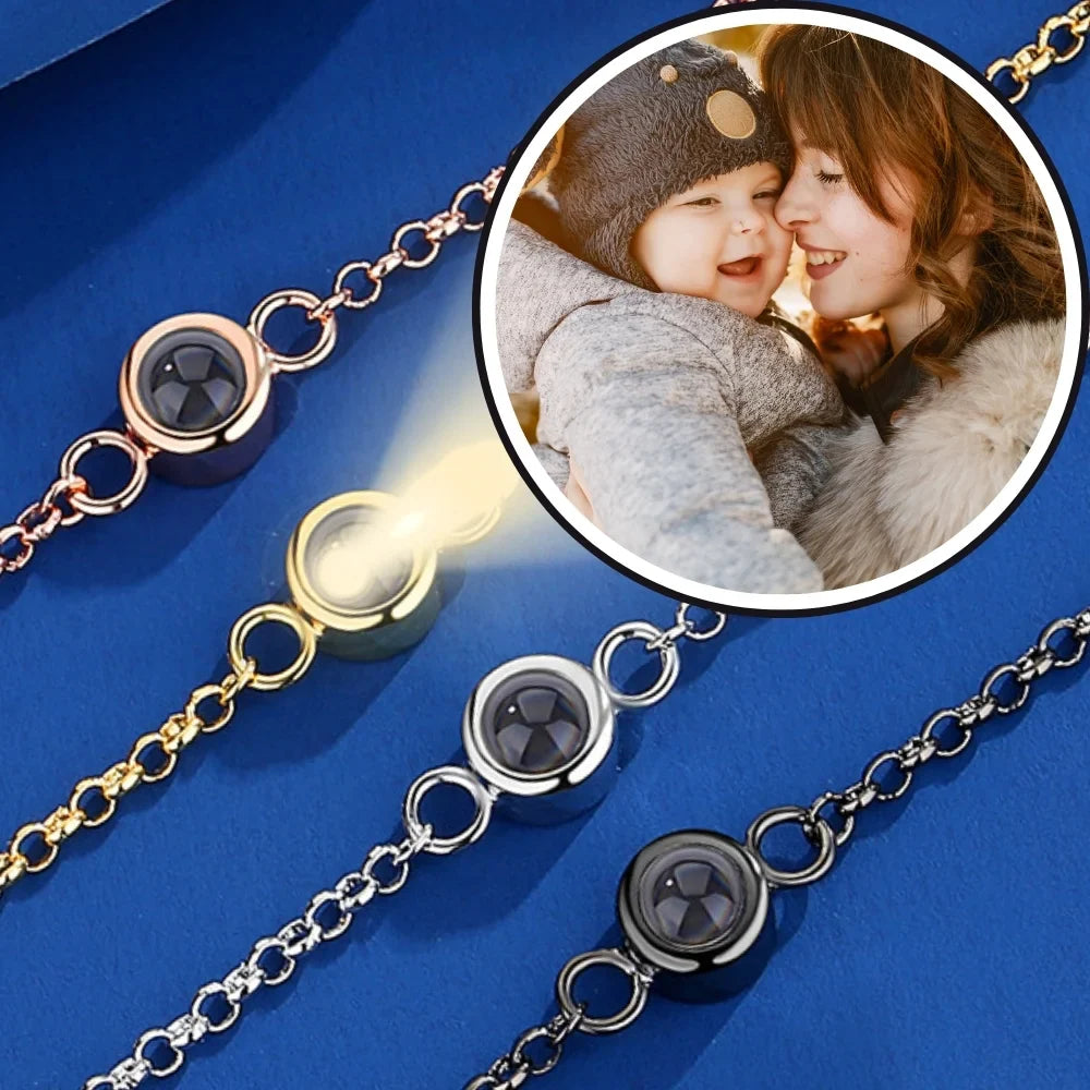 Personalised Photo Projection Bracelet