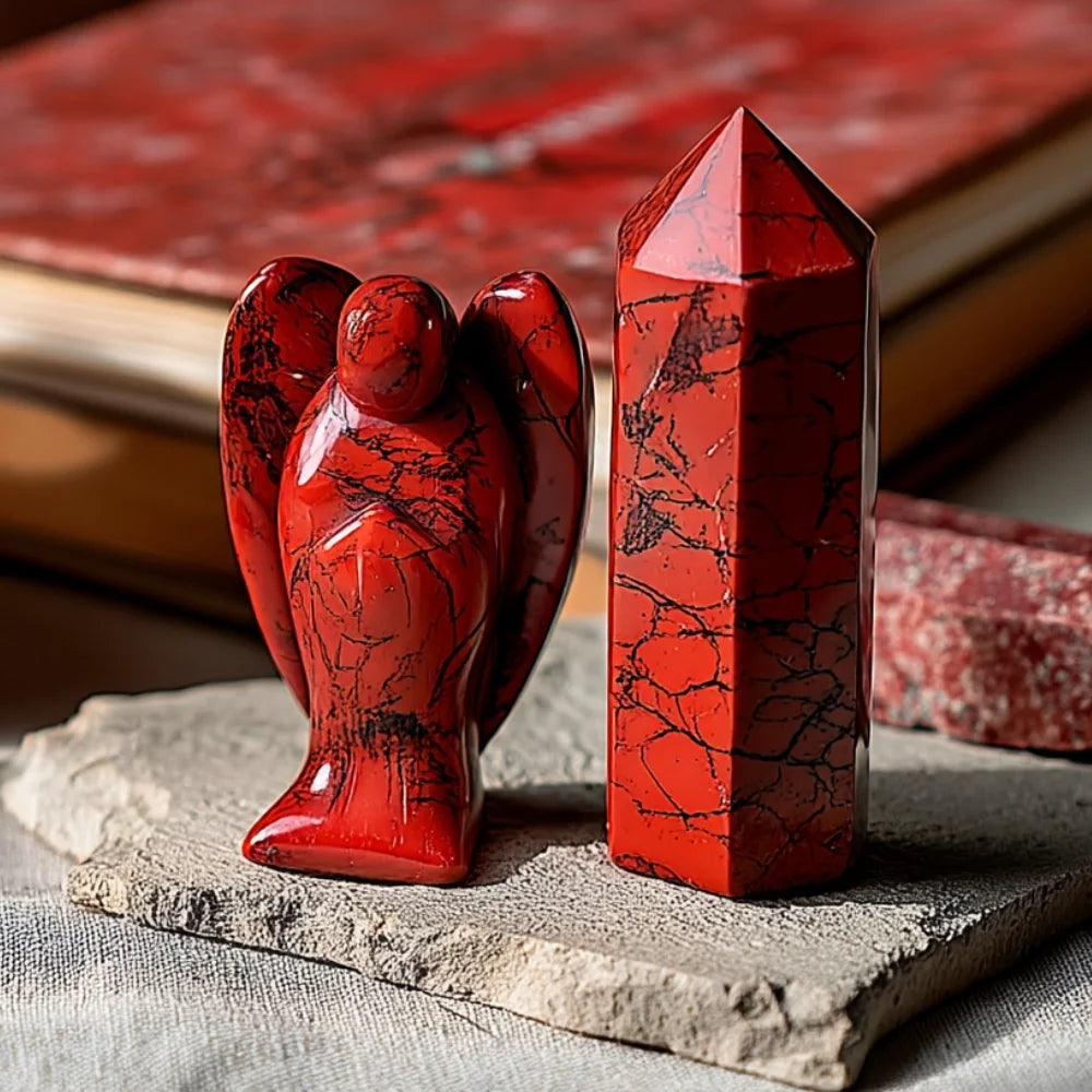 Red Jasper Angel - Grounded Strength