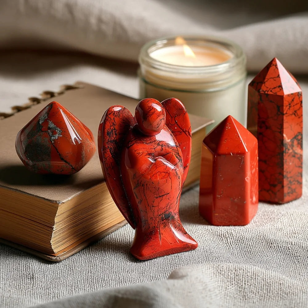 Red Jasper Angel - Grounded Strength