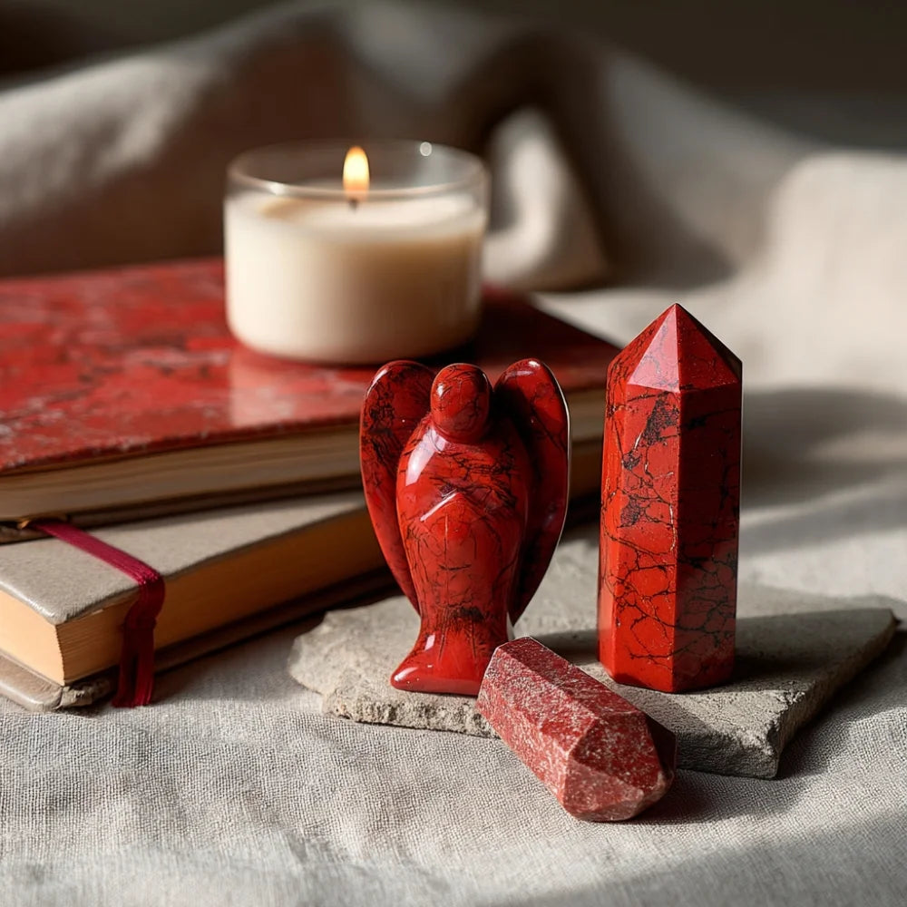 Red Jasper Angel - Grounded Strength