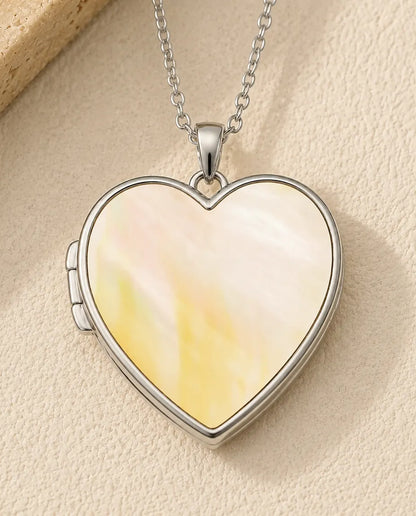 Personalized Photo Locket Necklace That Holds 2 Pictures