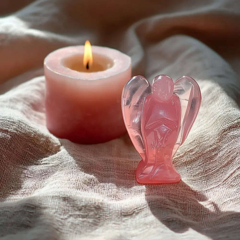 Rose Quartz Angel of Love - Heart Light