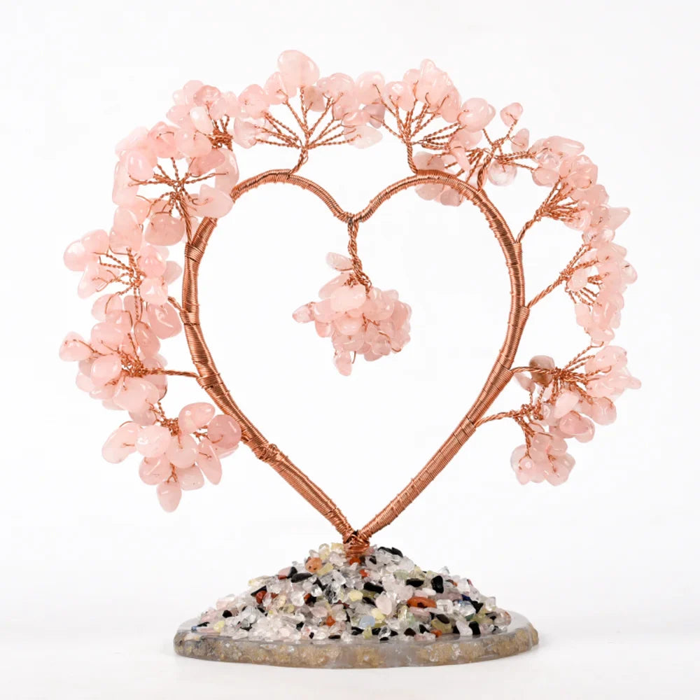Seven Chakra Heart Crystal Tree