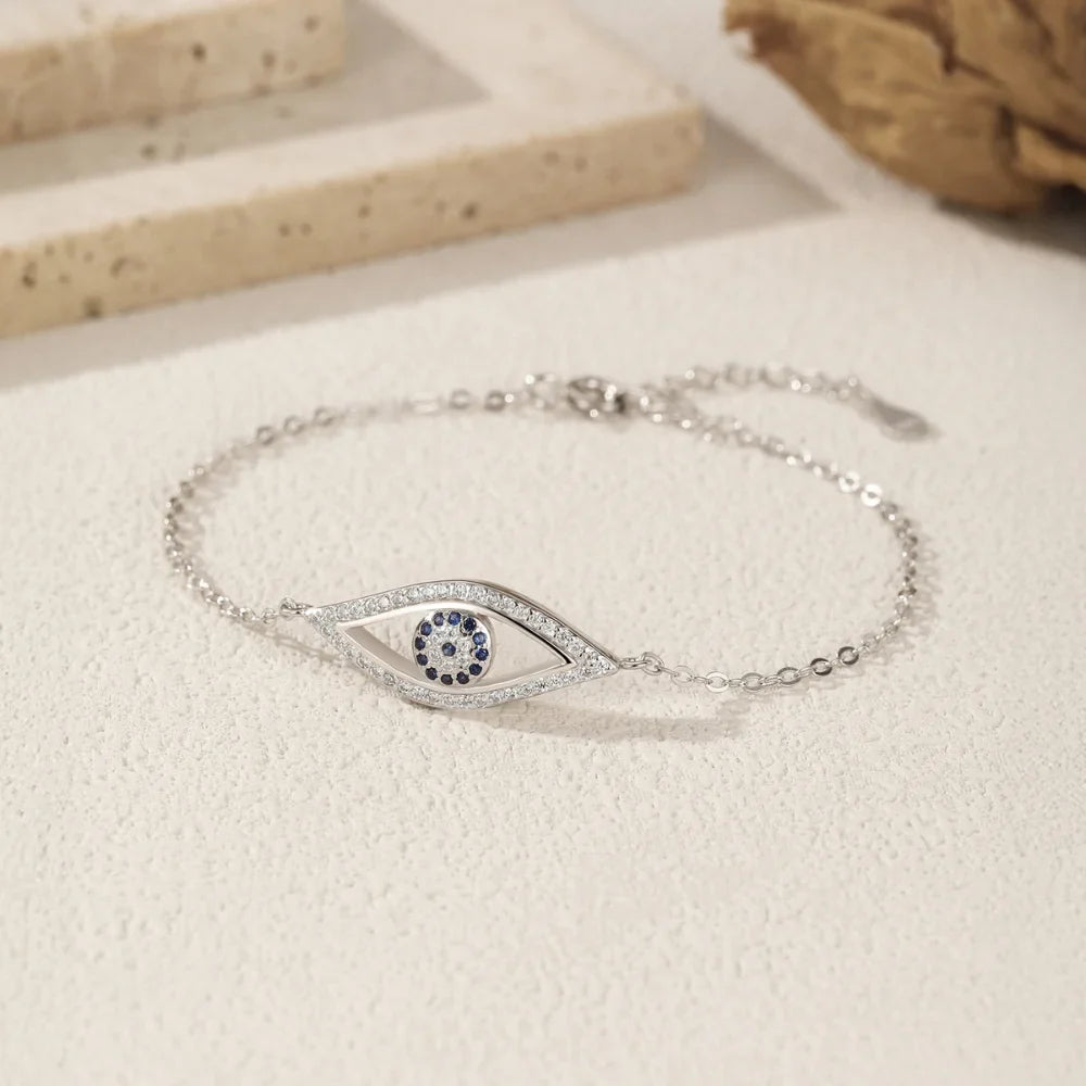 Elli Armband Elli Armband Evil Eye Talisman Kristallen 925 Sterling Zilver, Eén maat, Zilver, Kristal Elli Armband Elli Armband Evil Eye Talisman Kristallen 925 Sterling Zilver, Eén maat, Zilver, Kristal