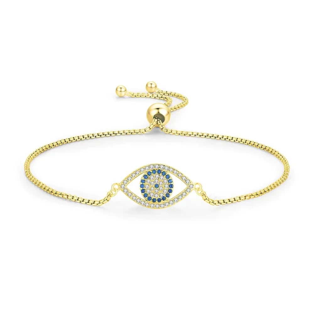 Evil Eye Bracelet Sterling Silver - Evil Eye Jewellery for Her