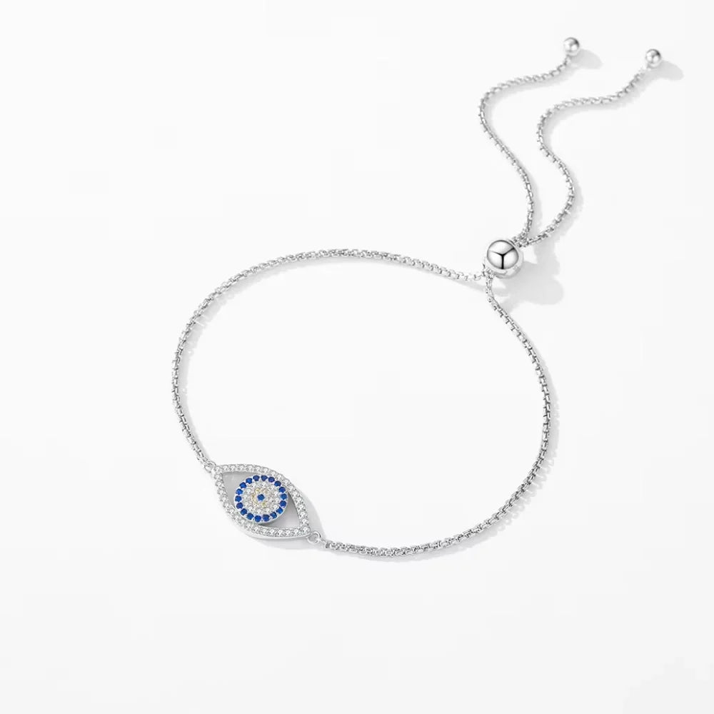 Evil Eye Bracelet Sterling Silver - Evil Eye Jewellery for Her