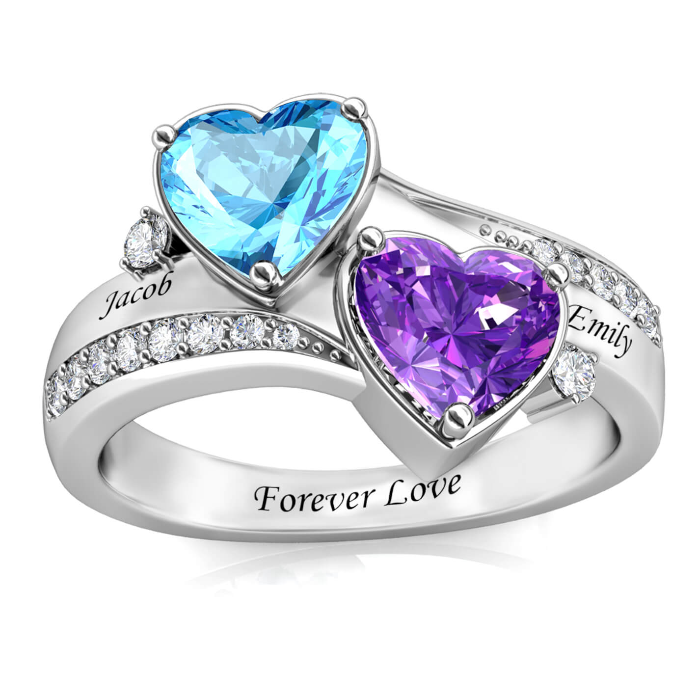 2 best sale birthstone rings