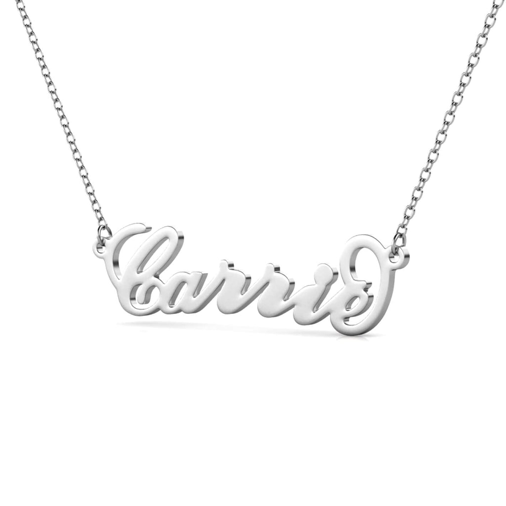 Carrie Style Name Necklace - Personalised Name Necklace - IFSHE UK