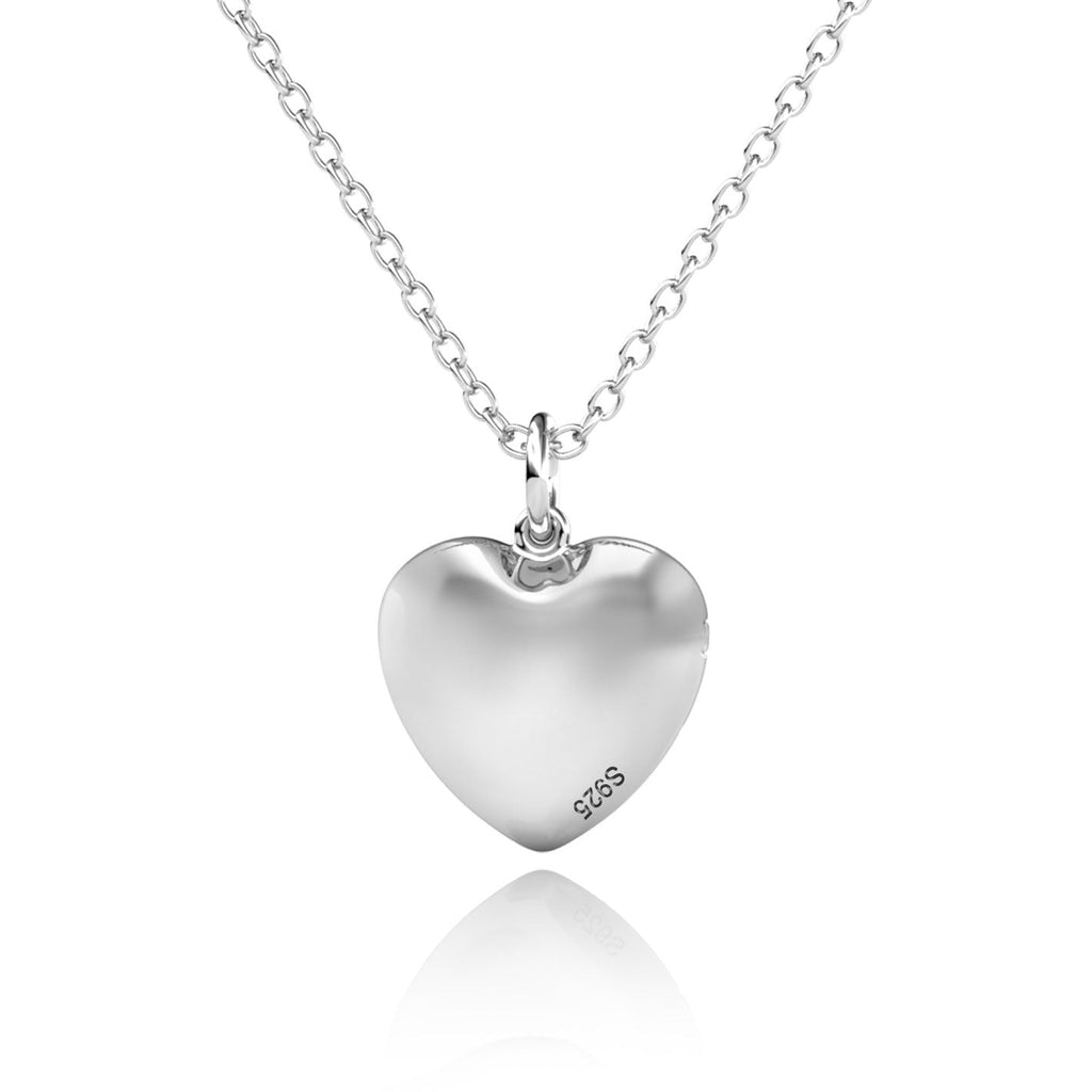 Sterling Silver Heart Locket Necklace