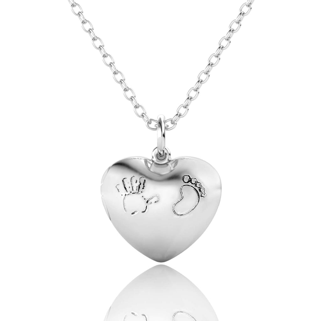 Personalised Heart Locket with Photo - Locket with Picture Inside - Sterling Silver