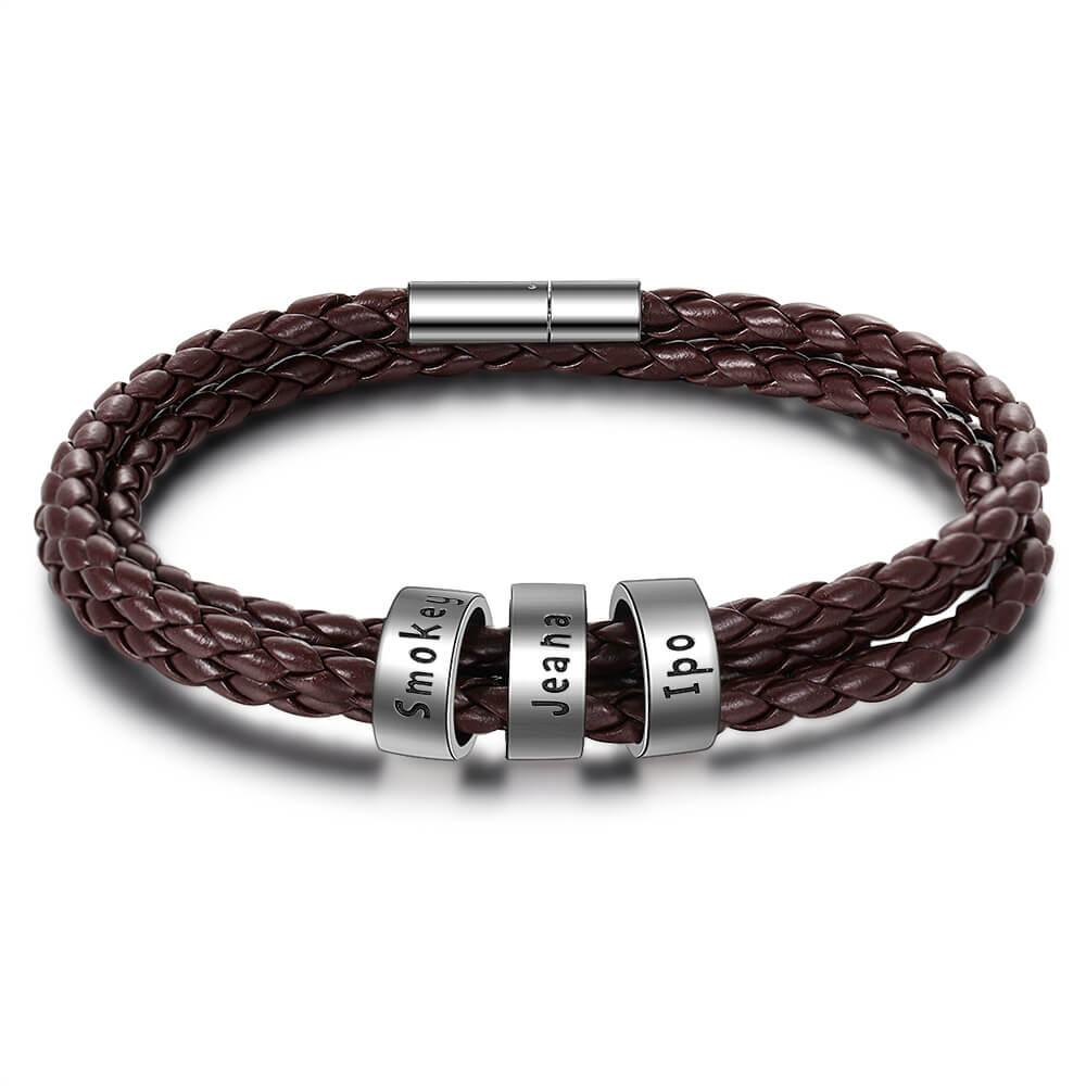 Kavoc Boho Weave Rope Bracelet Ethnic Cowhide Leather Charm Bangle Men  Jewelry Gift - Walmart.ca