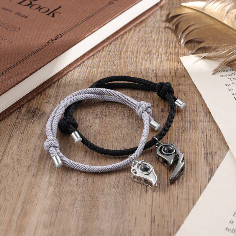 Memory Photo Projection Couple Bracelets