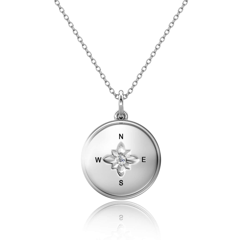 Personalised Locket with Photo - Round Locket with Picture Inside - Sterling Silver