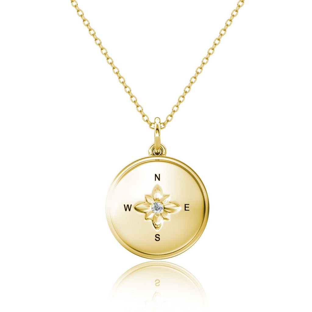 Personalised Locket with Photo - Round Locket with Picture Inside - Gold